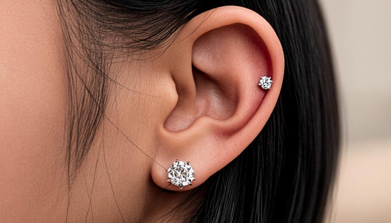 Piercing Tragus piercing ureche piercing buric piercing helix piercing nas salon piercing